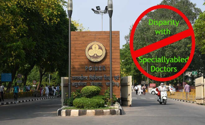 Disparity with Specially abled doctors by PGIMER?