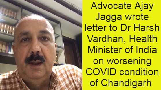 adv-ajay-jagga-wrote-letter-to-dr-harsh-vardhan-on-covid